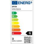 LED Spotlámpa, Lépcső Fali, 3W, 3000K, Meleg Fény