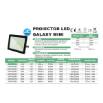 SMD LED Reflektor, Galaxy, 20W = 100W, 6000K, Hideg Fény
