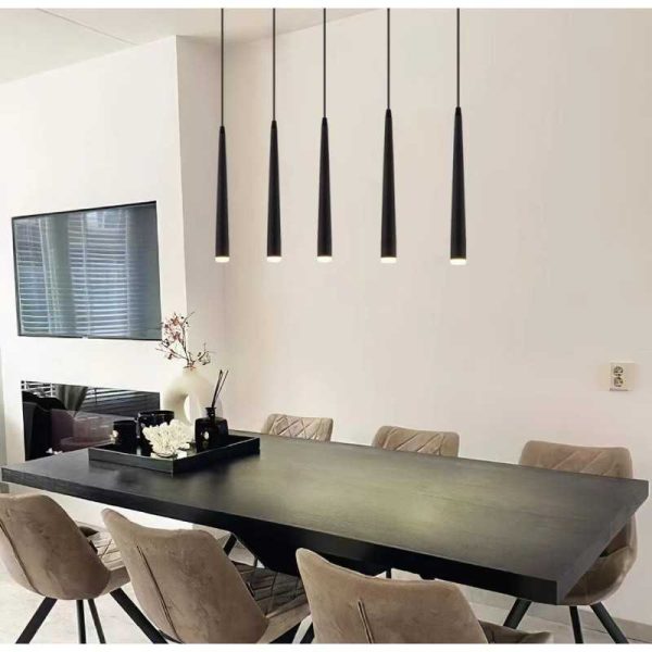 Függőlámpa, Fekete, Beépített LED-del, 5W, 4000K, DM20245