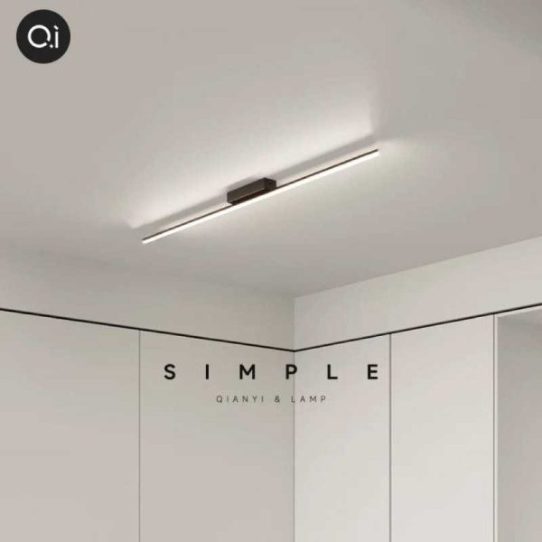 LED Csillár, Fekete LED Rúd, 80cm, 3 Fényfunkcióval, 32W, DM-G4132/80CM