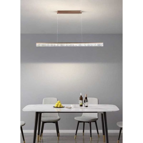 LED Csillár, Wifi Távirányítóval, 2.4G, Hideg/Meleg/Semleges Fény, Állítható Fényerő, DM-F9857