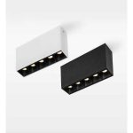 Felületre Szerelhető LED Spotlámpa, Fekete, 10W, 4000K, Semleges Fény, DM-WZ-GD609-10W BK